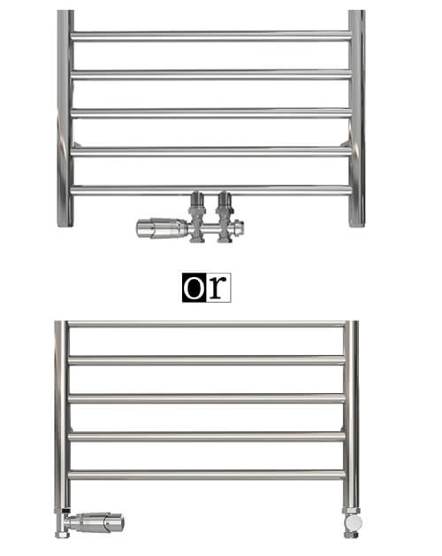 Hydronic Heated Towel radiator VS Carbon fiber Dry Heated Rails