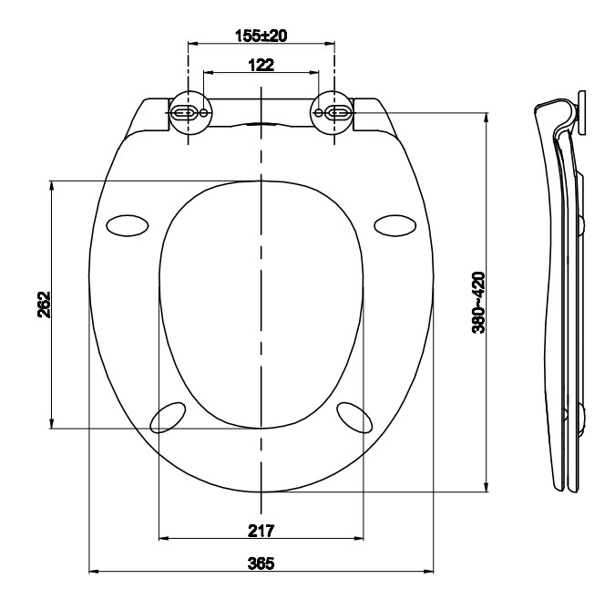 round toilet seat size round toilet seat size