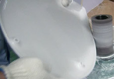 toilet seat polishing