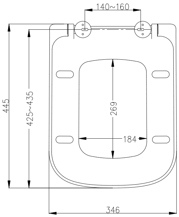 square toilet seat dimension square toilet seat dimension