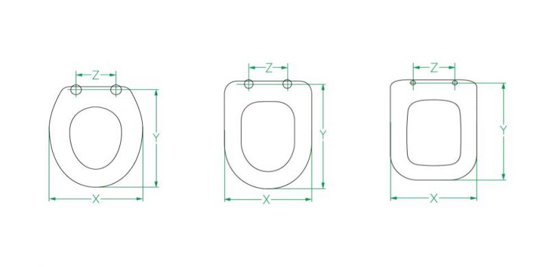 toilet seat shapes