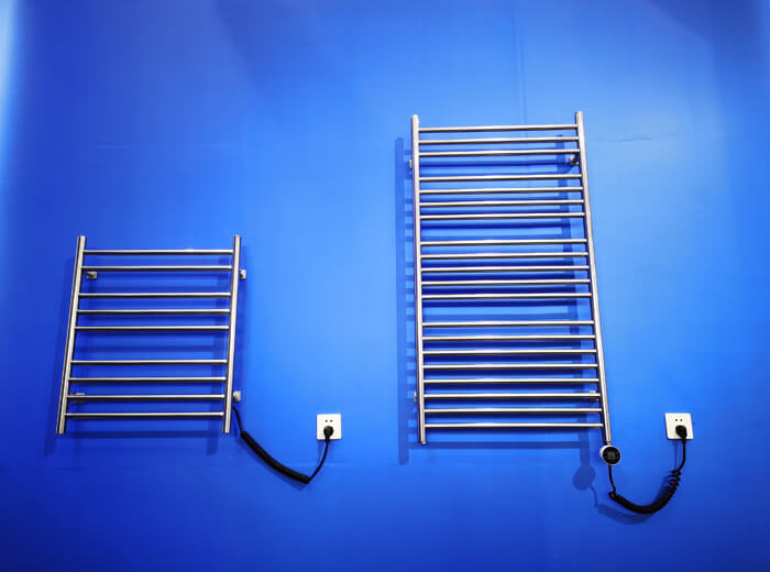 Stainless Steel Heated Towel Rails Dual Fuel Towel Raidators