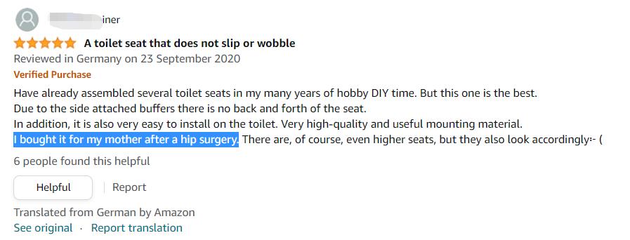 comfortable toilet seat review on Amazon omfortable toilet seat review