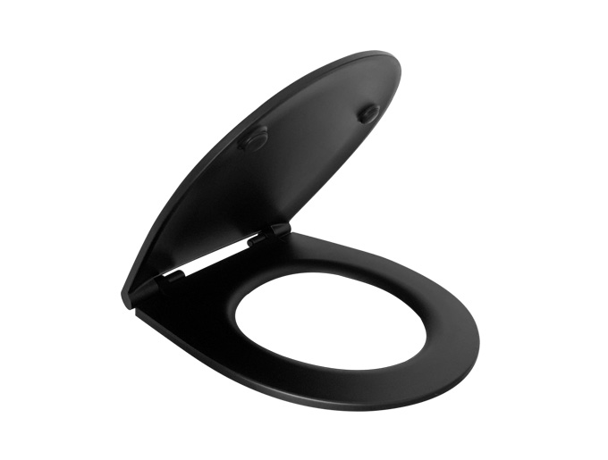 new matt black toilet seat