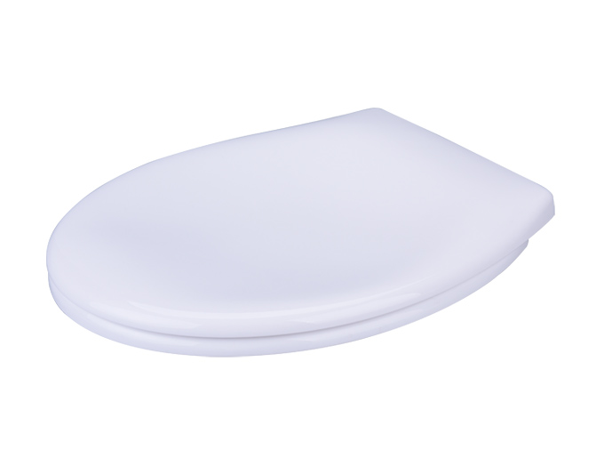 white sturdy toilet seat
