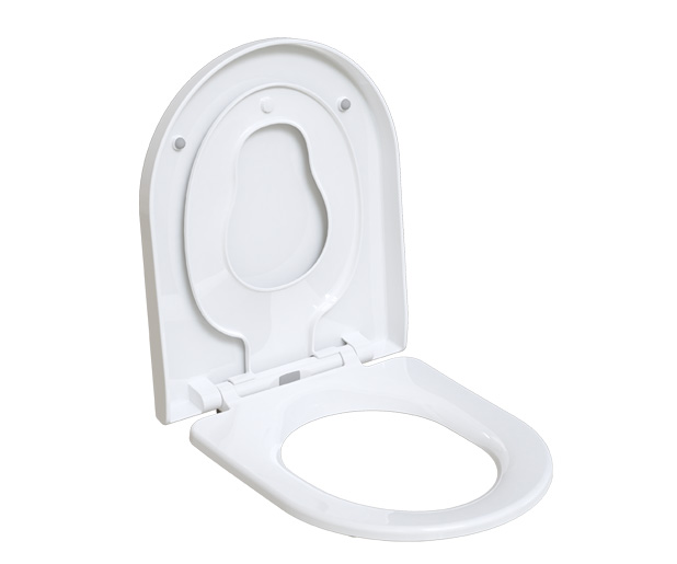 family D shape toilet seat